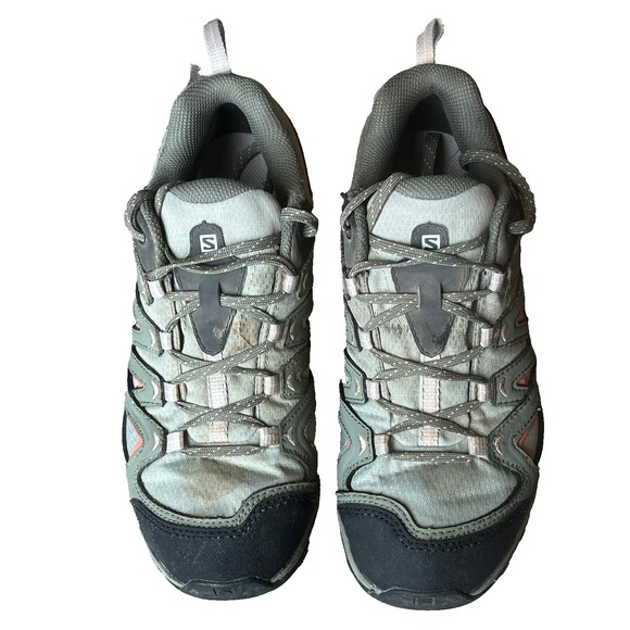Salomon Eclipse 3 CS Hiking Shoes Waterproof Sage Green Womens‎ 6.5 UK 5 EU 38 - Picture 2 of 9